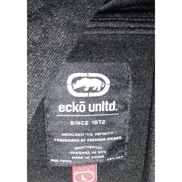 Ecko Unltd Hoodie Men's Large Black NEW with TAGS - Picture 7 of 10